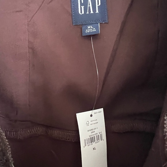 GAP Satin Lace Trim V-neck Maxi Slip Dress - Picture 8 of 9